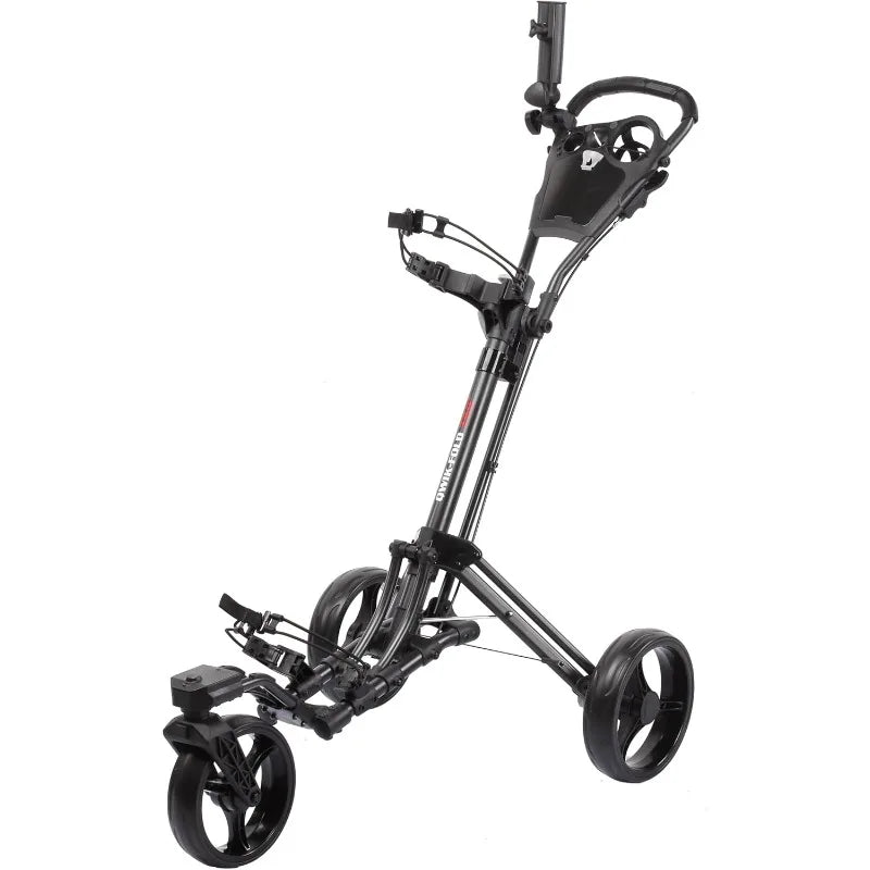 YTYIN Golf Push Cart 3 Wheel With 360 Rotating Front Wheel