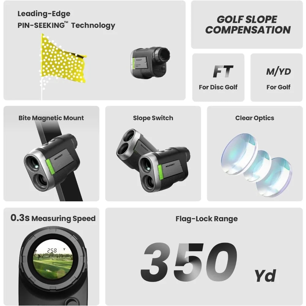 YTYIN Golf Incline Rangefinder with 1100 Yard Laser