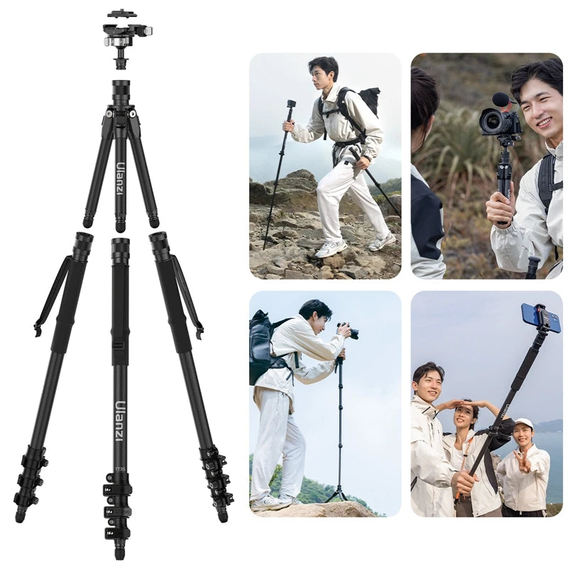 Ulanzi TT35 Five in 1 Hiking Stick Tripod Kit Outdoor