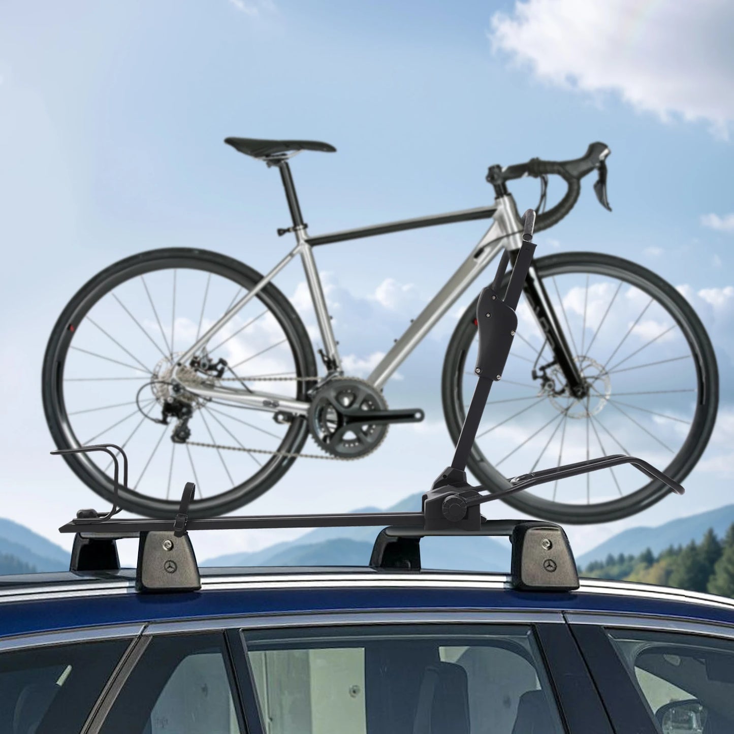 Adjustable Roof Bike Rack Car Bicycle Carrier Mount
