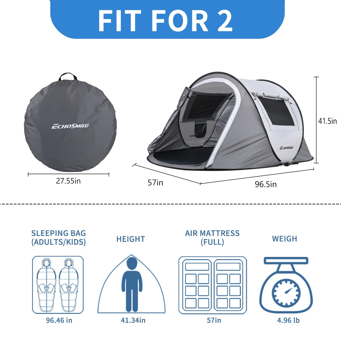 Pro Gear Sporting Goods Automatic Pop Up Camping Tent