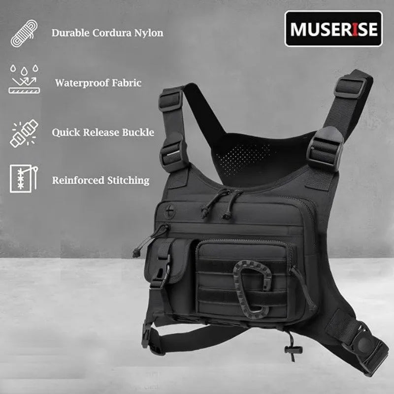 CN Outdoor Tactical Chest Bag EDC Chest Pack For Cycling