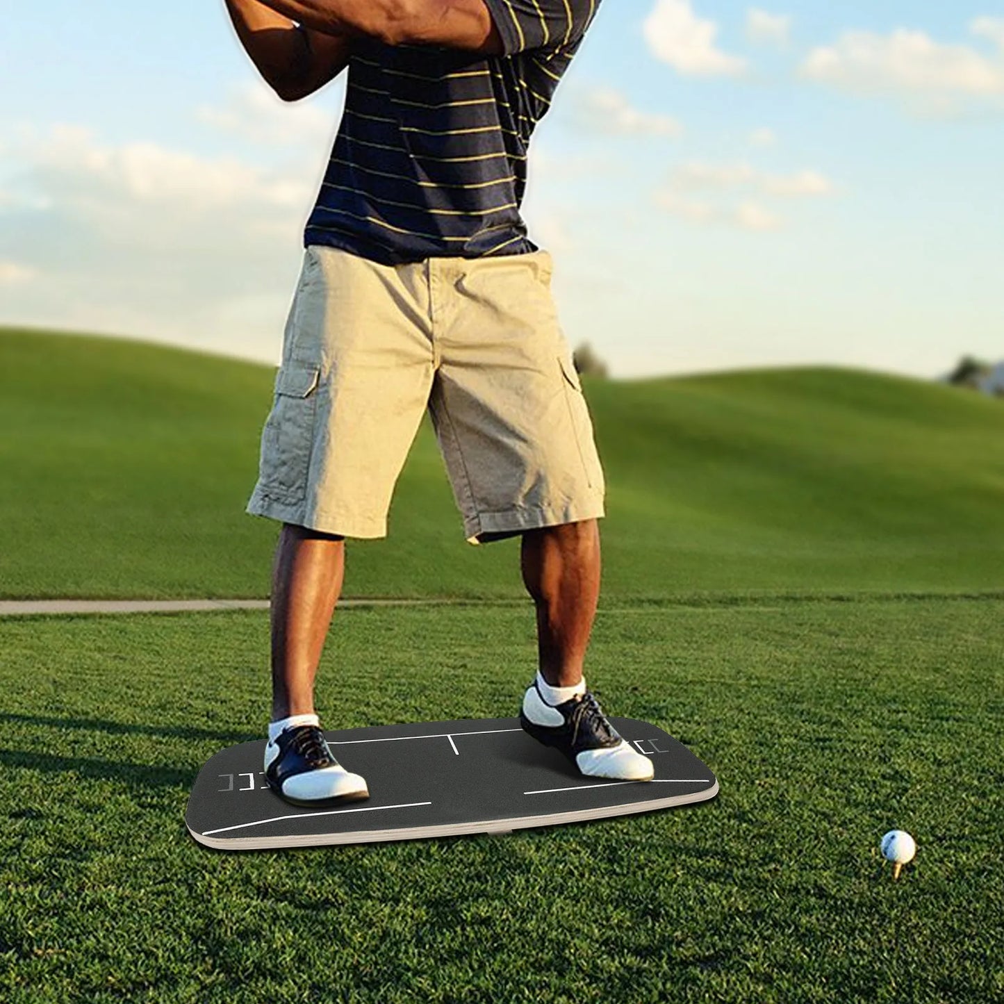 Hign-concerned Golf Training Aid Indoor Weight Shift Board