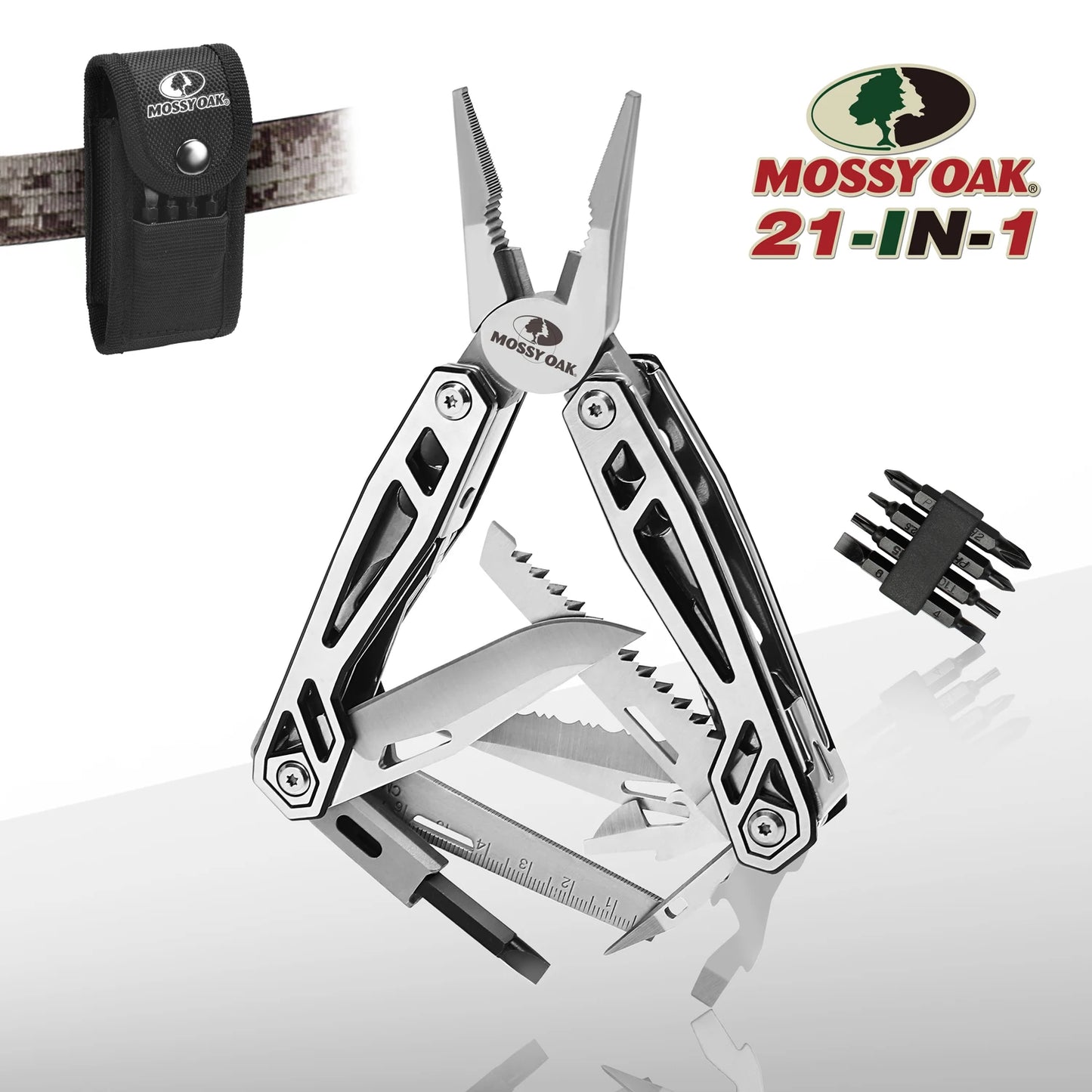 WORKPRO Multi Function Stainless Steel Survival Pliers