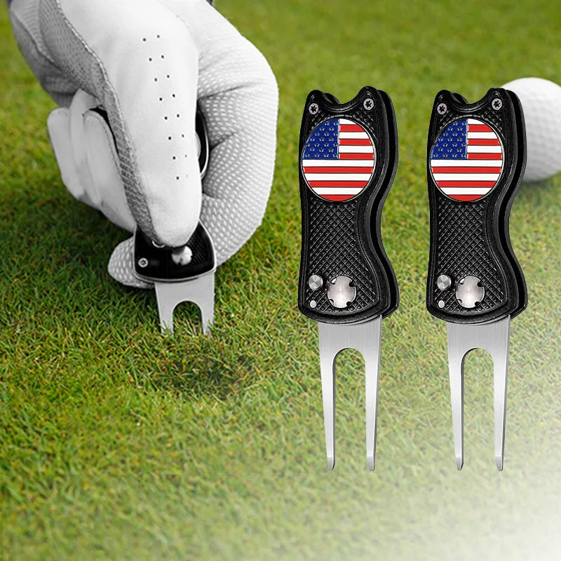 Hign-concerned Golf Divot Tool and Ball Marker Switchblade