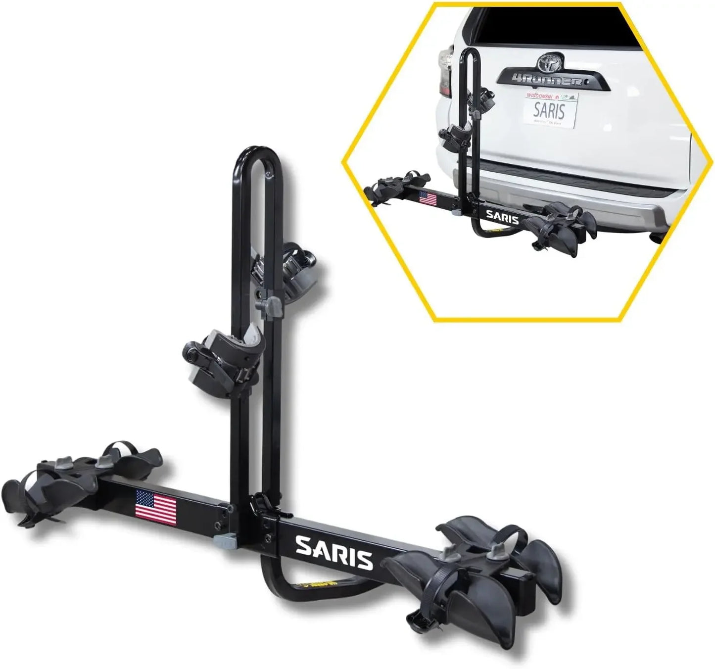 Saris Freedom Hitch Bike Rack Two Bicycle Carrier Steel