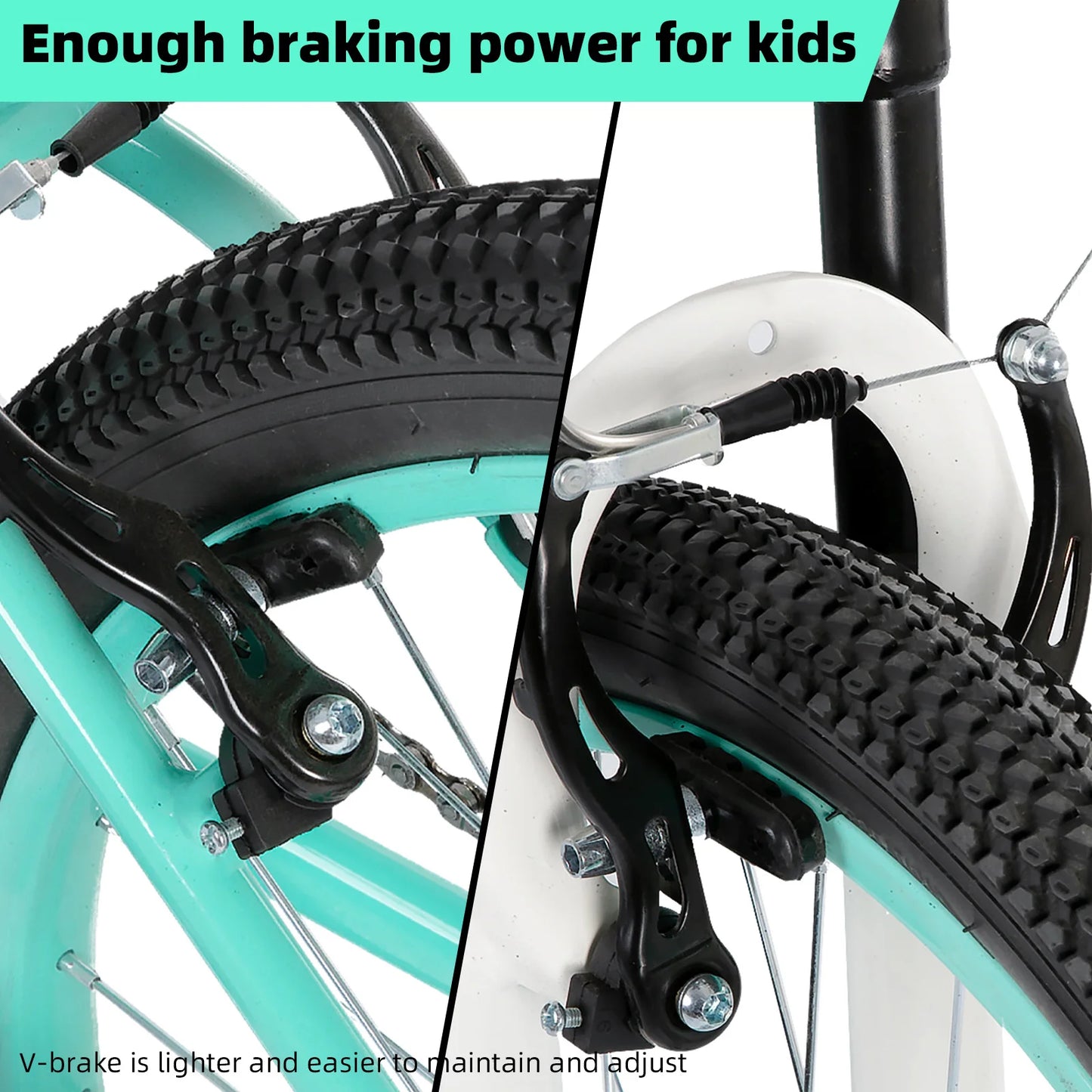 Joystar Kids Mountain Bike For Boys And Girls Dual Handbrakes