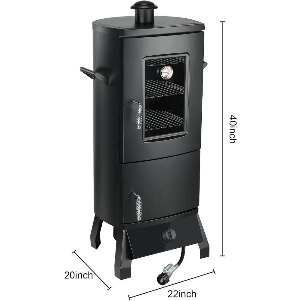 Pro Gear Sporting Goods Vertical Smoker With Temp Control