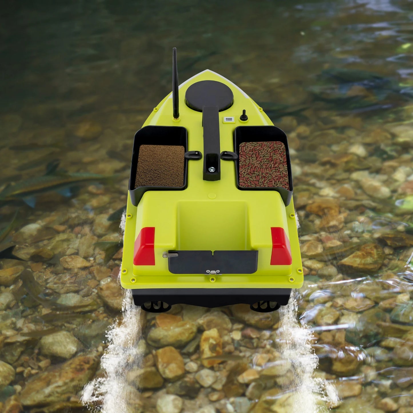 Rechargeable GPS Fishing Bait Boat With Remote Control