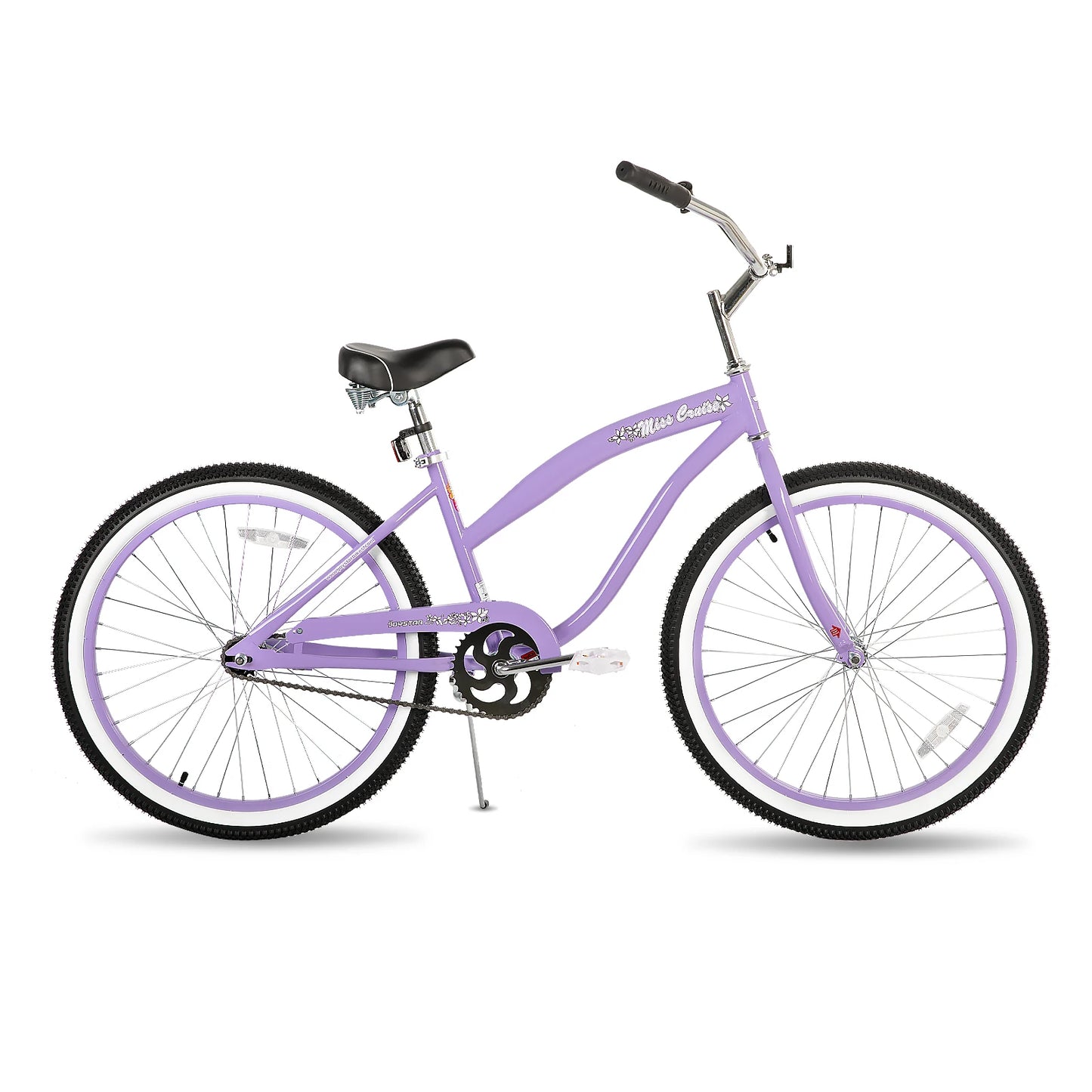 JOYSTAR Beach Cruiser Bike All Ages Single Speed Coaster Brake Sturdy Steel Frame