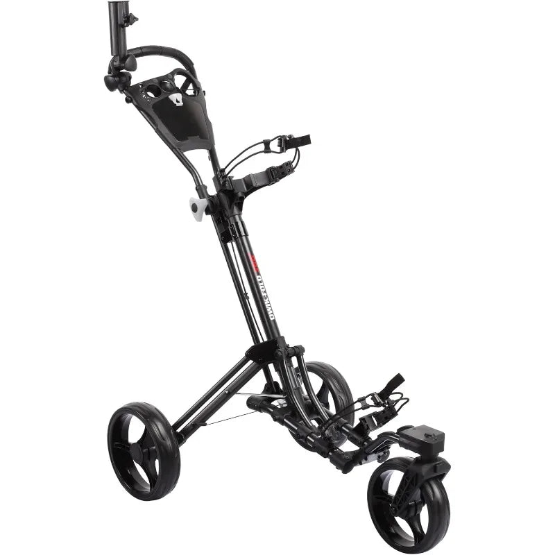 YTYIN Golf Push Cart 3 Wheel With 360 Rotating Front Wheel