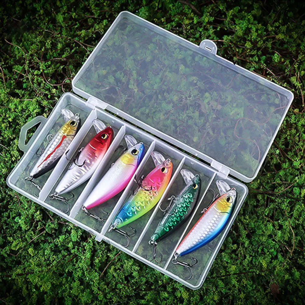 Artificial Crankbait Wobbler Lures With 3D Eyes For Bass