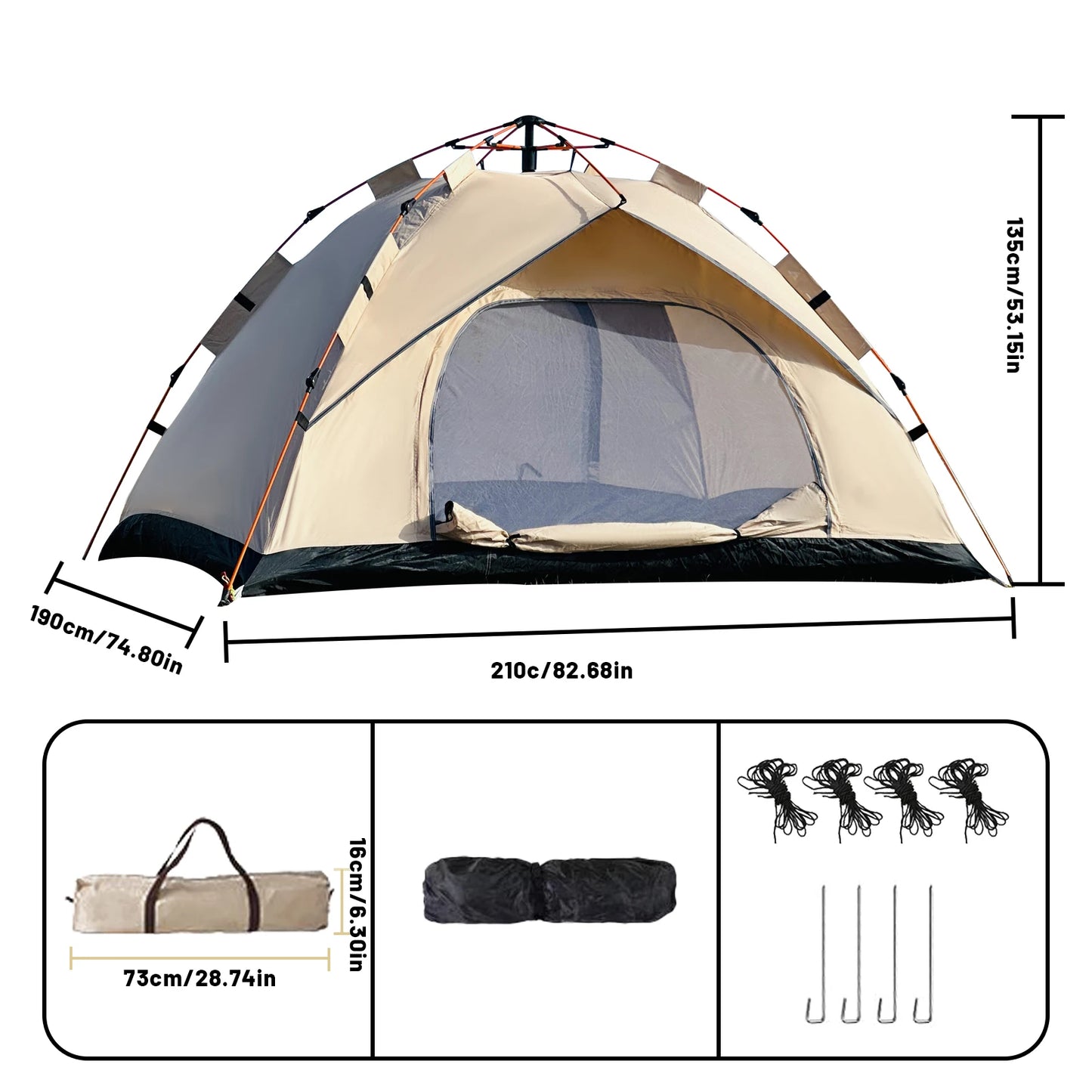 Pro Gear Sporting Goods Pakicetus Family Camping Tent