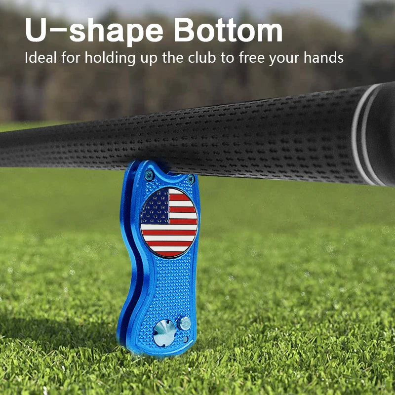 Hign-concerned Golf Divot Tool and Ball Marker Switchblade
