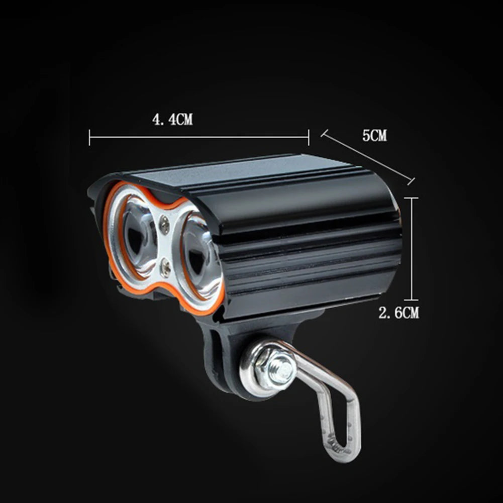 Aluminum Alloy LED Bike And Scooter Handlebar Headlight