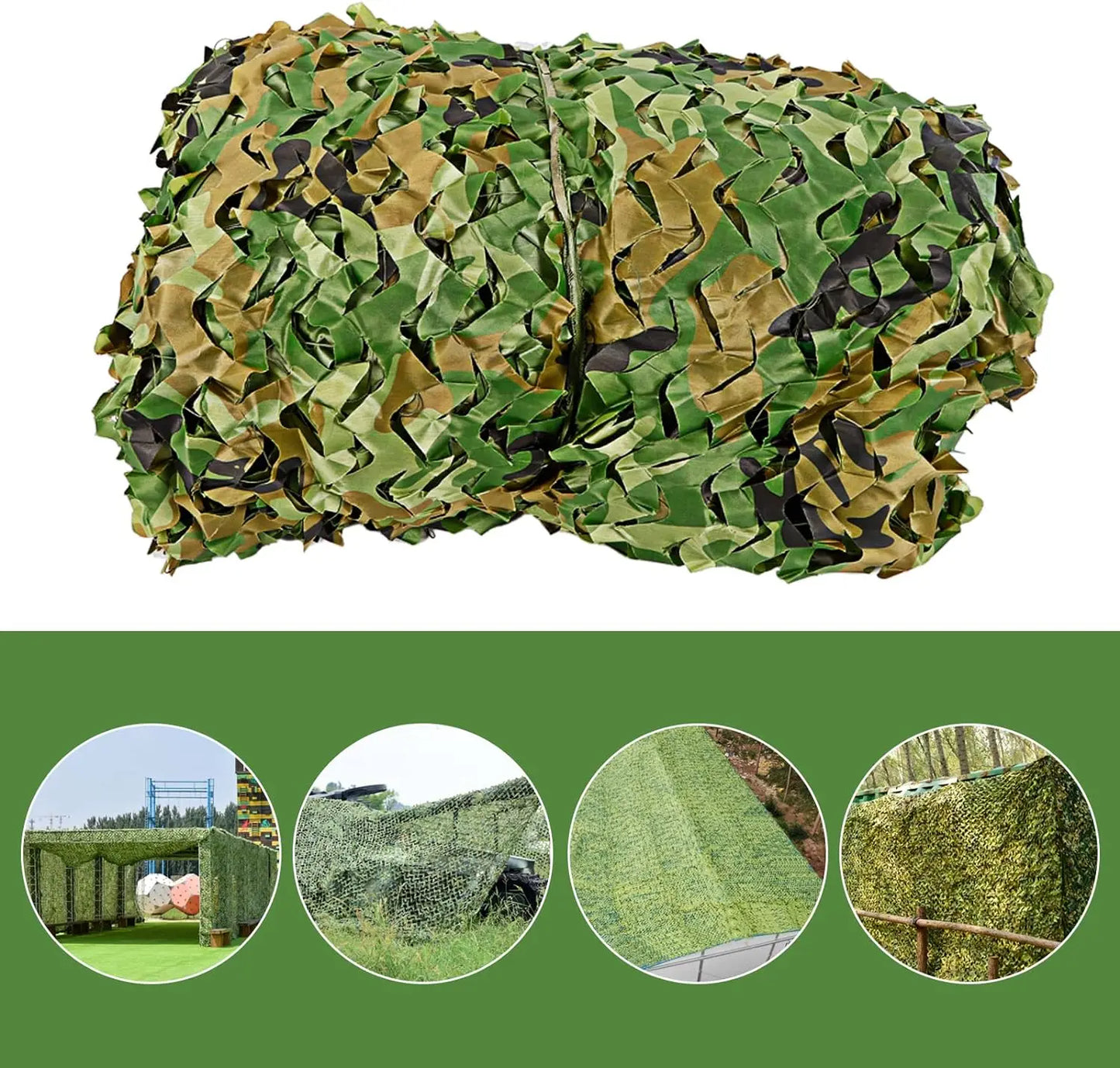 Camo Netting Woodland Hunting Sunshade Mesh For Camping