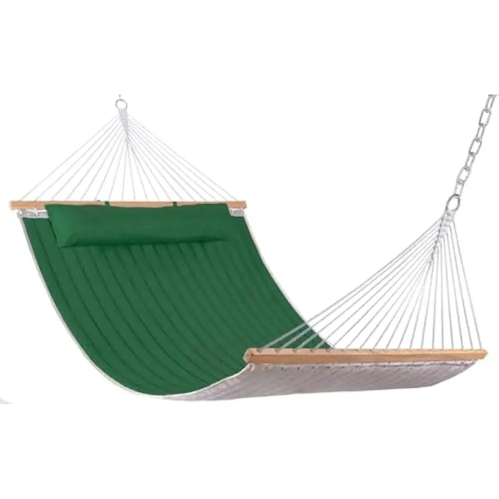 General Quilted Double Fabric Hammock With Spreader Bars