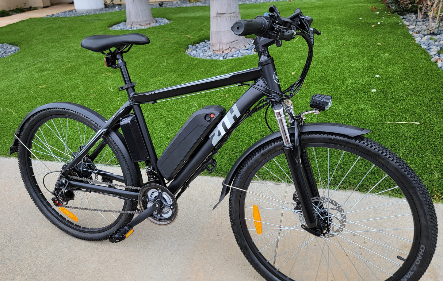 ZNHE 500W Electric Mountain Bike Fat Tire Ebike 21 Speed