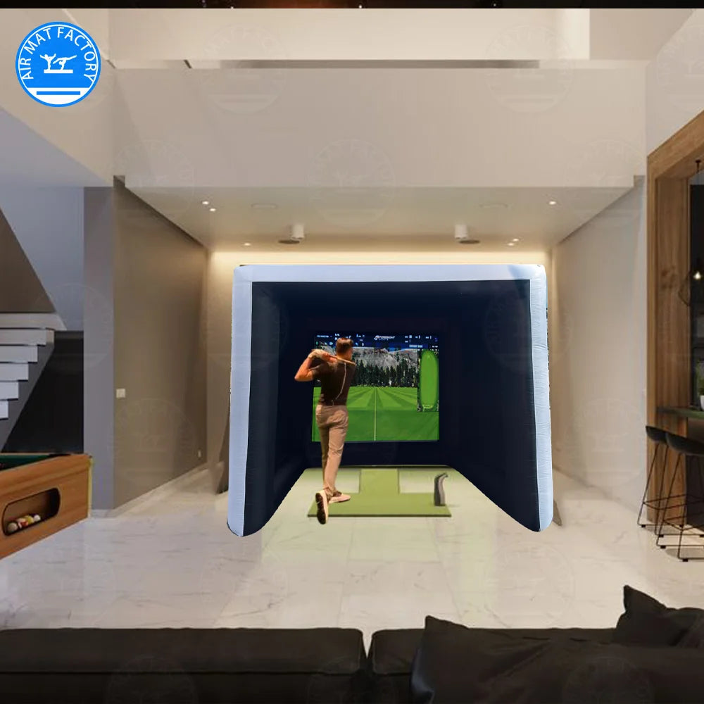 Inflatable Golf Swing Simulator Net Cage