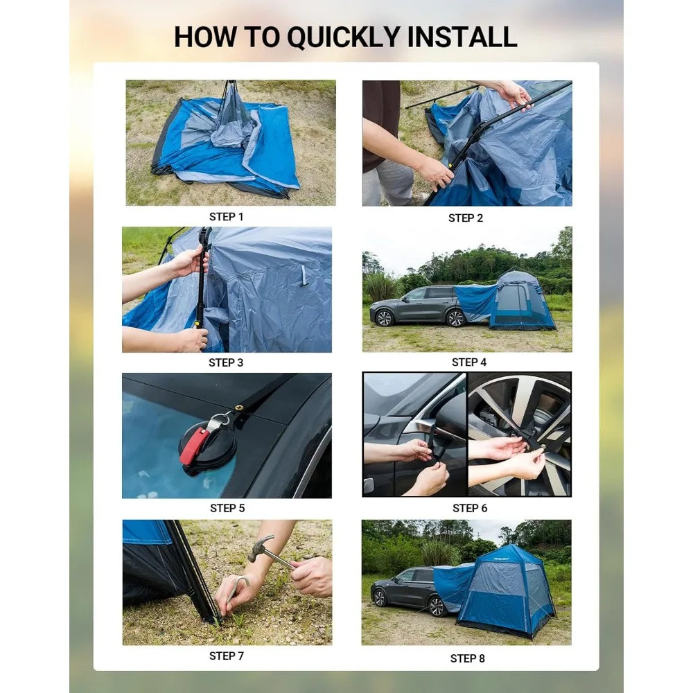 Pro Gear Sporting Goods SUV Tent For Family Camping