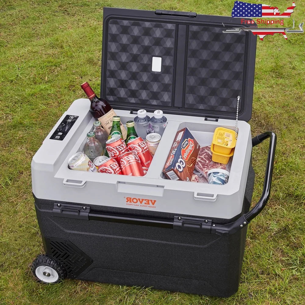 Pro Gear Sporting Goods Portable Car Refrigerator Dual Zone