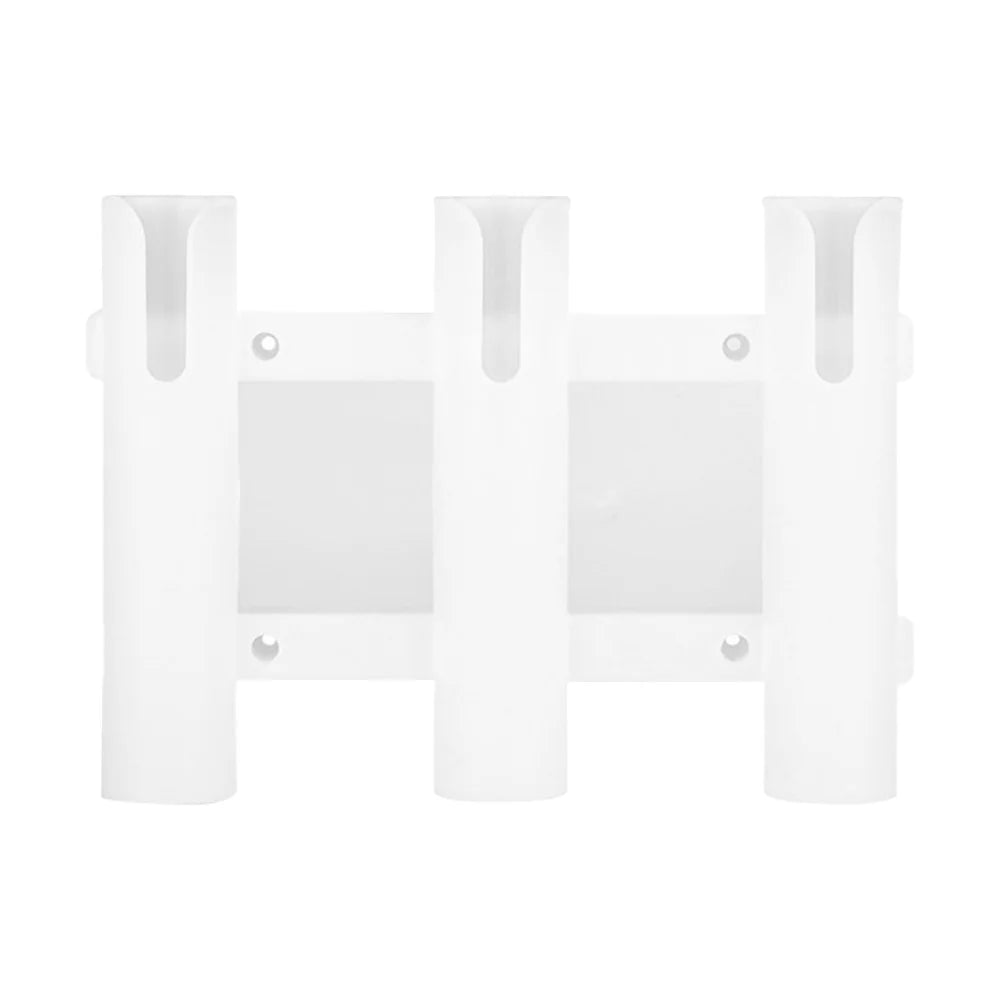 Shunmaii Wall Mount Fishing Rod Holder Bracket 3 Tubes