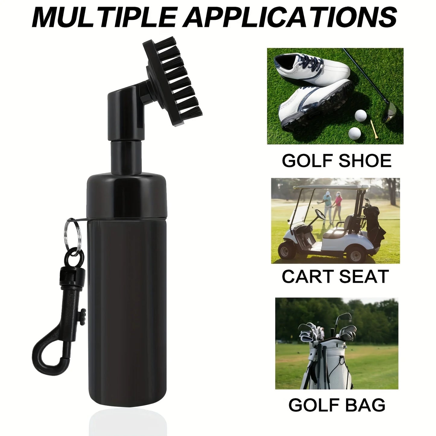 Pro Gear Sporting Goods Golf Club Cleaner Brush Set Bottle