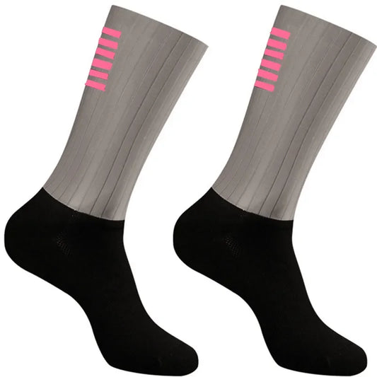 Whiteline Anti Slip Silicone Summer Aero Socks For Cycling And Running Men Unisex