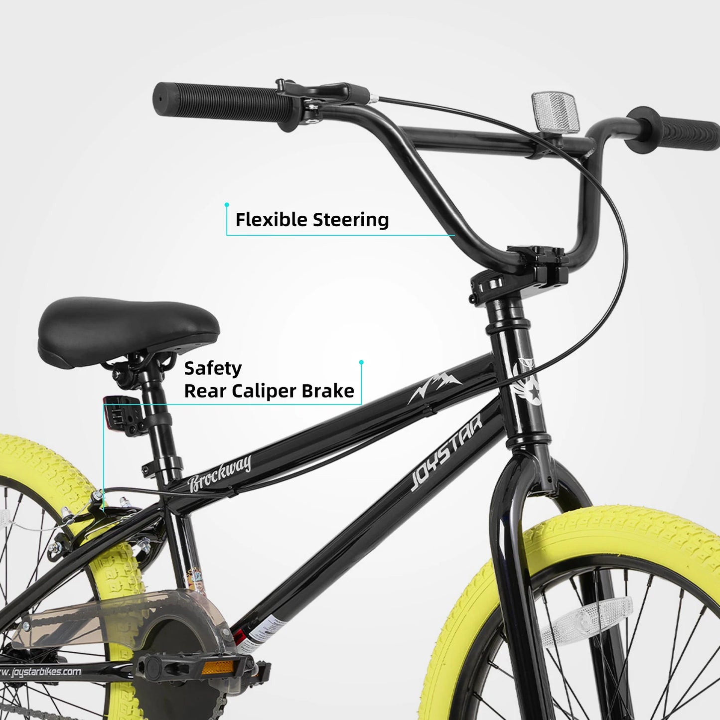 JOYSTAR Brockway Freestyle Kids BMX Bike for Beginners