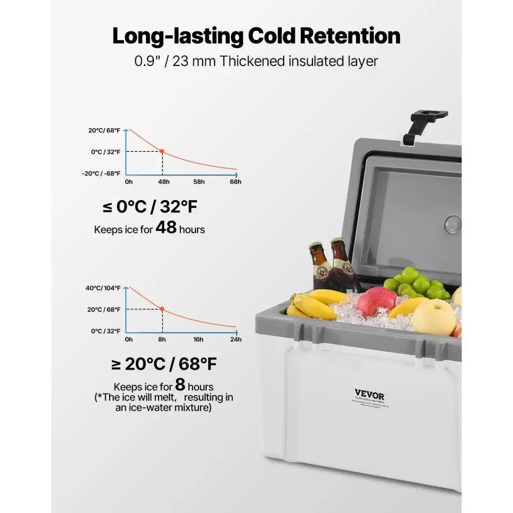 Insulated Portable Cooler With Handle Strap