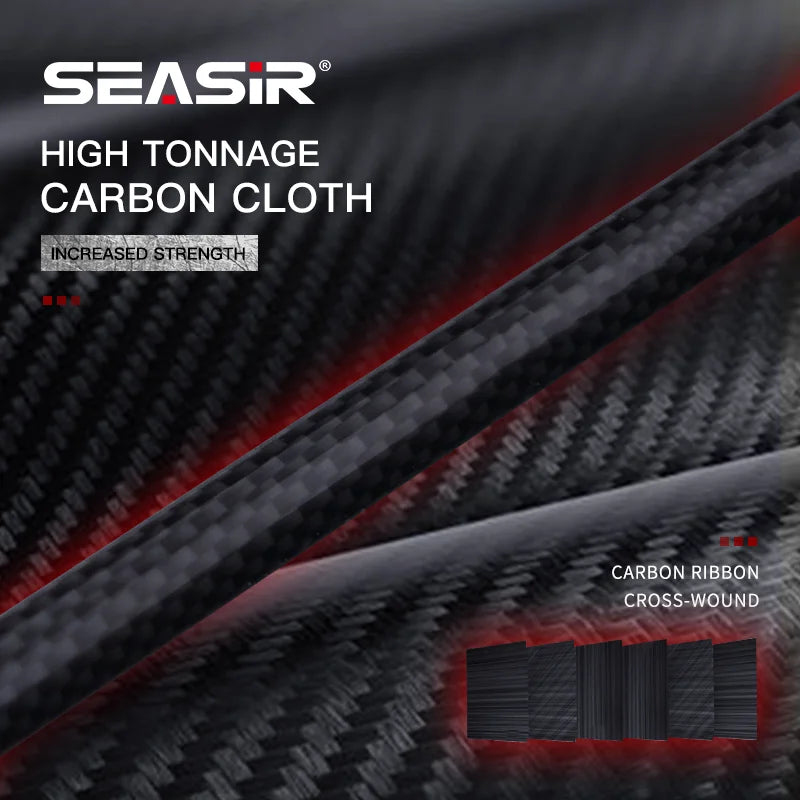 SeaSir Grandmaster Spinning Casting Fishing Rod Carbon