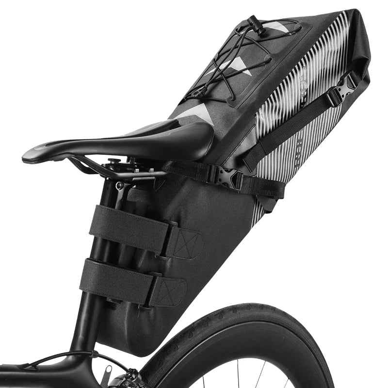 ROCKBROS Waterproof Reflective Foldable Saddle Bike Tail Bag