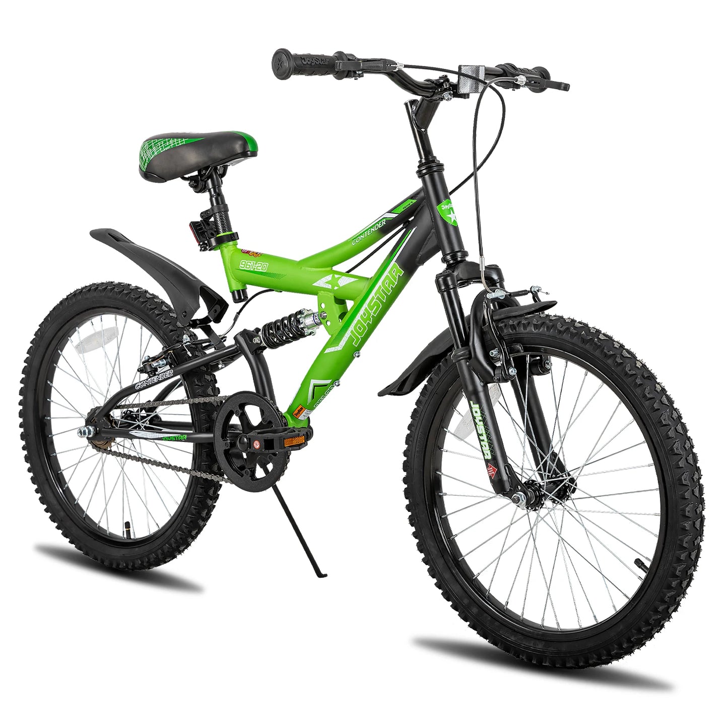 Joystar Kids Mountain Bike Ages 6-15 With Dual Suspension Kickstand