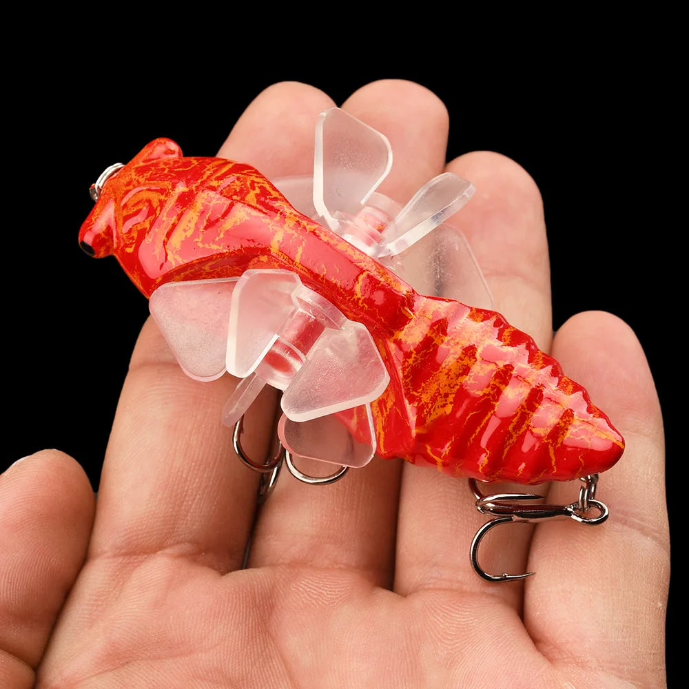 Popper Spin Fishing Lure Floating Hard Bait For Bass