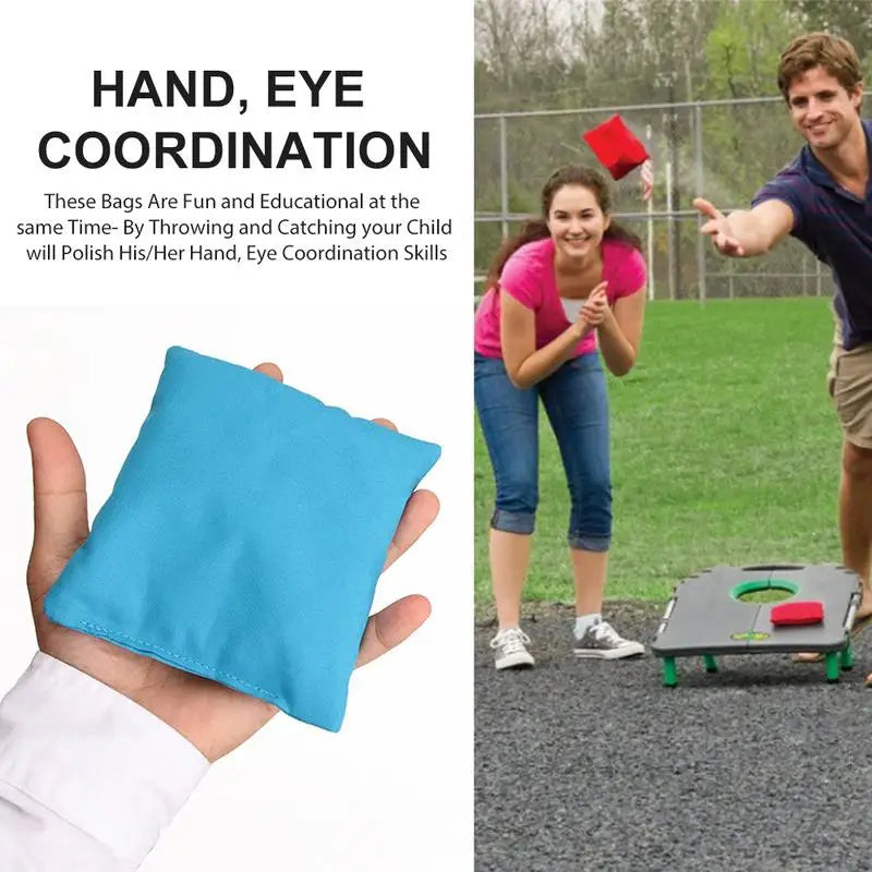 Electric Cornhole Bean Bags Set 8 Pack For Outdoors Durable Training Equipment For Family Outdoor Games