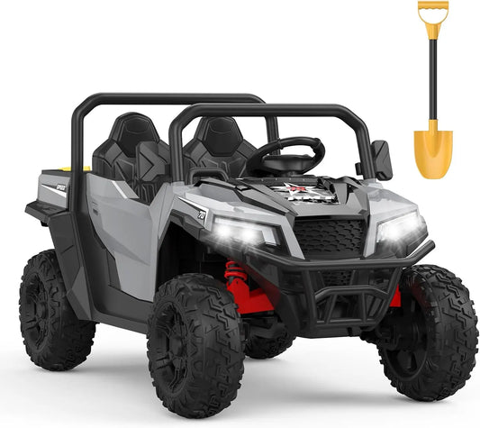 HiMISSE 24V Ride On Dump Truck Remote Control Four Wheel