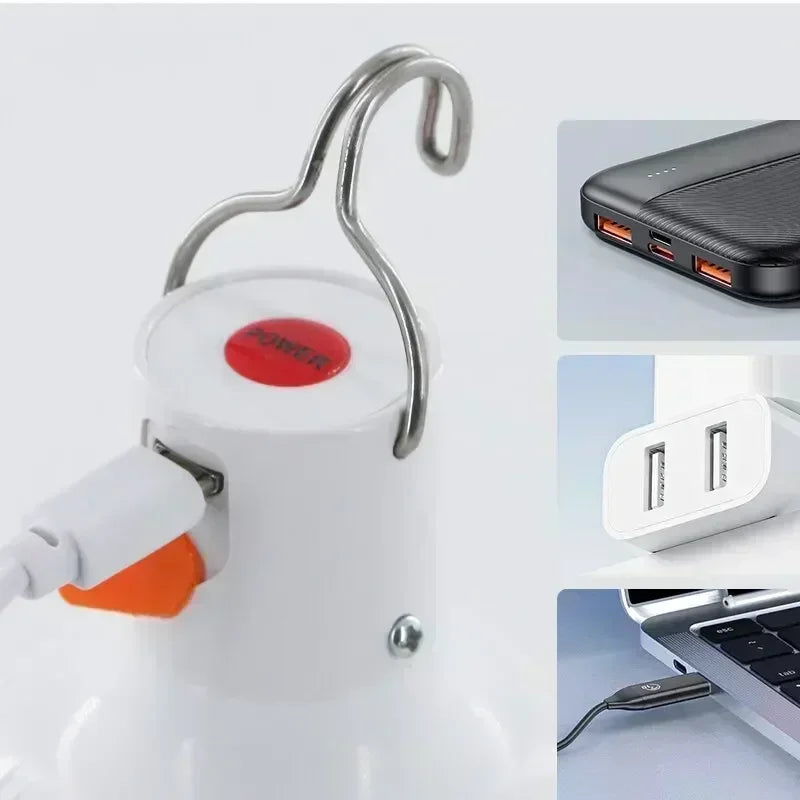 Electric 60W USB Rechargeable Waterproof Camping LED Lantern