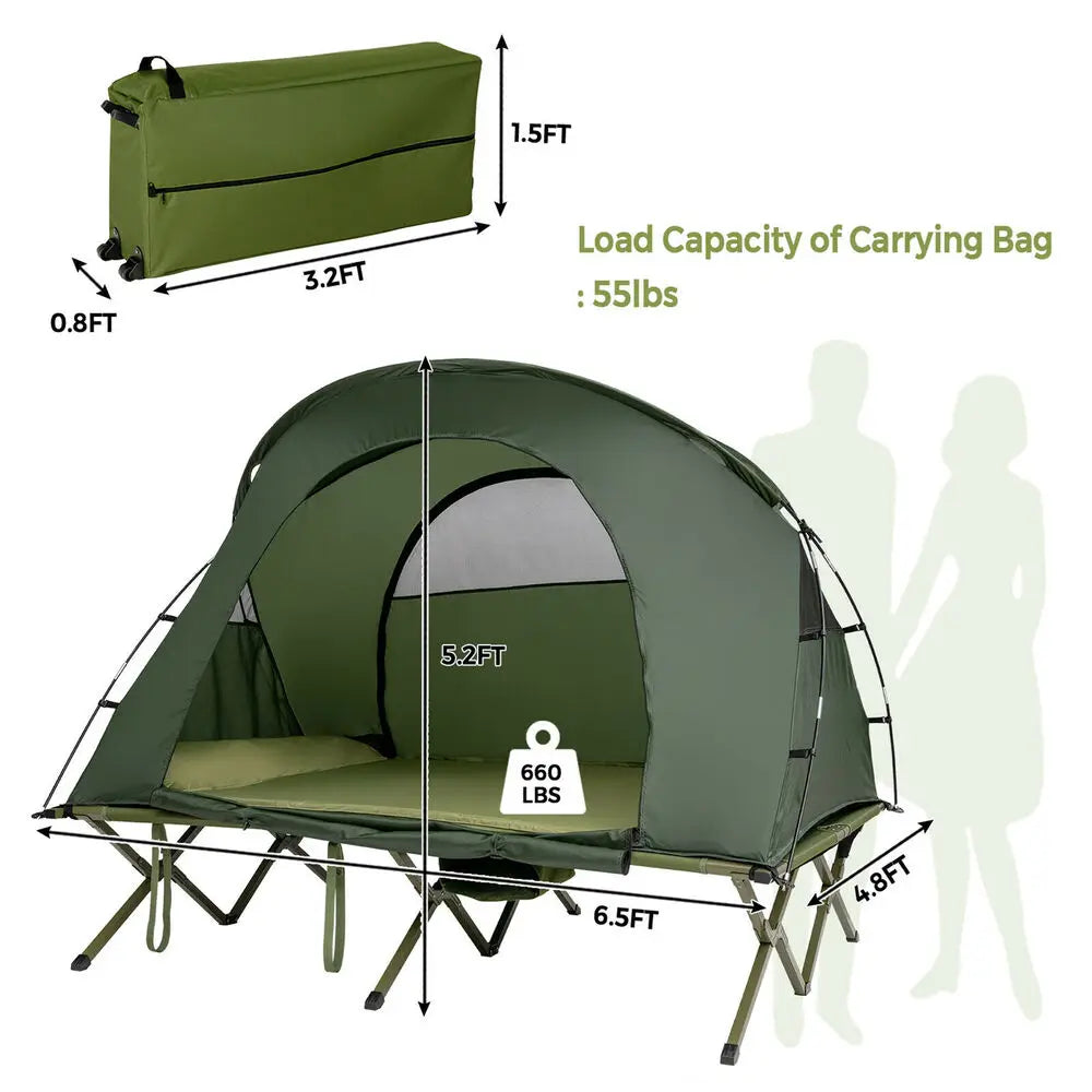 Pro Gear Sporting Goods Aluminum Tent Cot With Cover