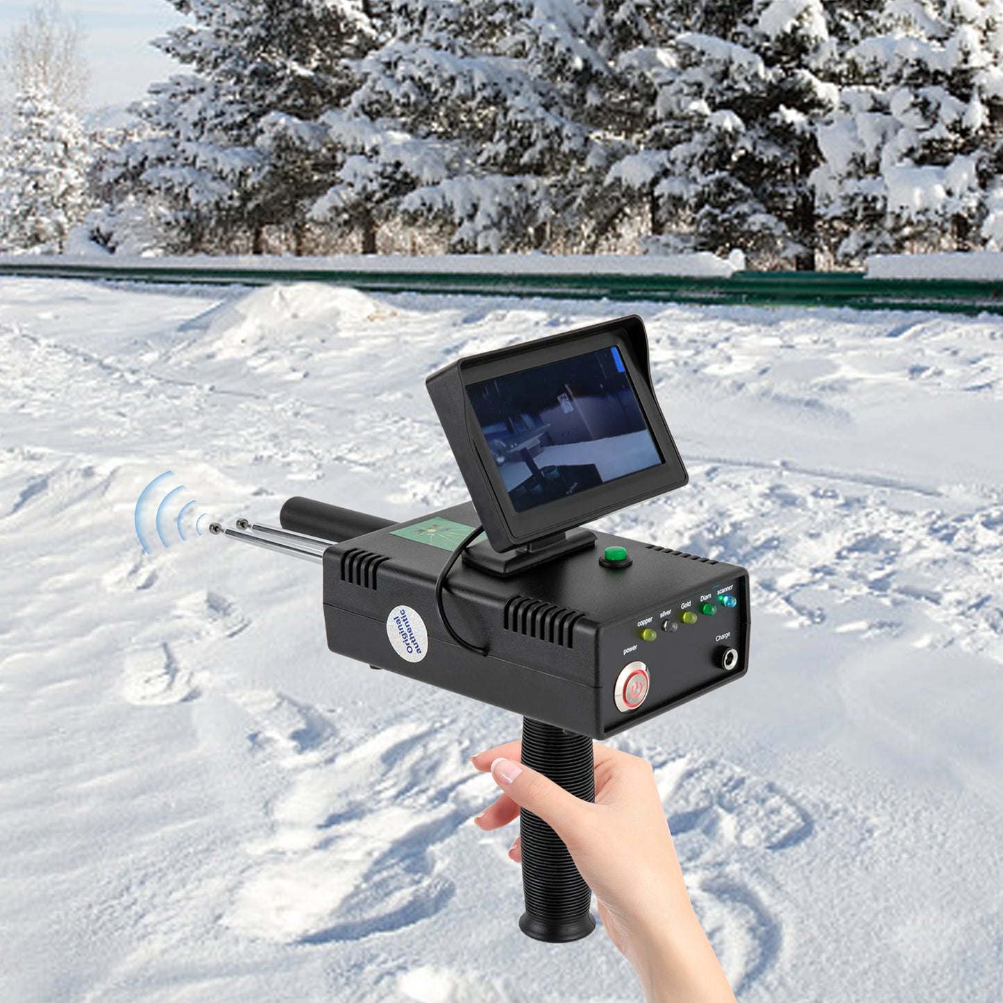 3D LED Metal Detector Remote Gold Silver Copper Finder
