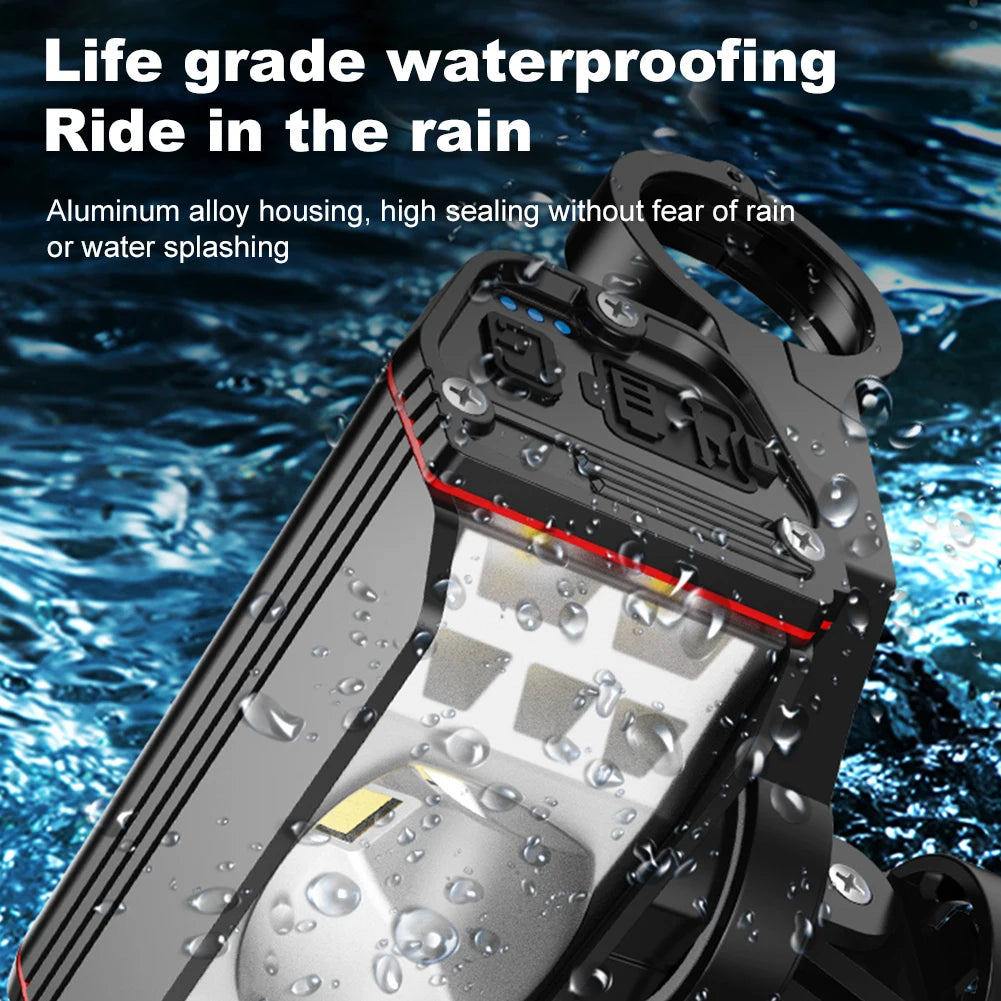 USB Rechargeable Waterproof Bike Headlight