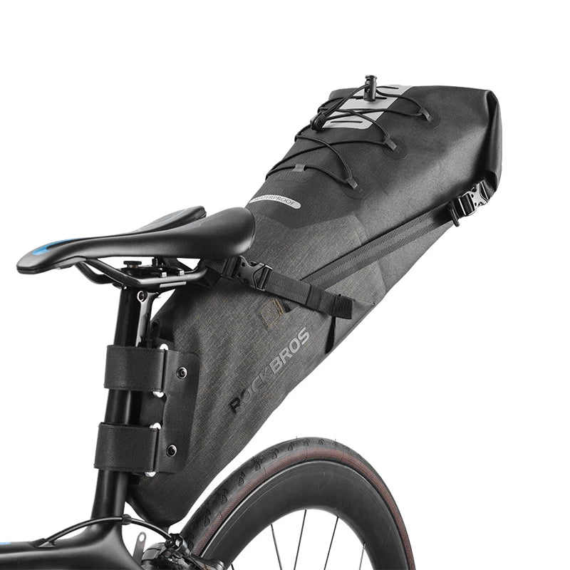 ROCKBROS Waterproof Reflective Foldable Saddle Bike Tail Bag