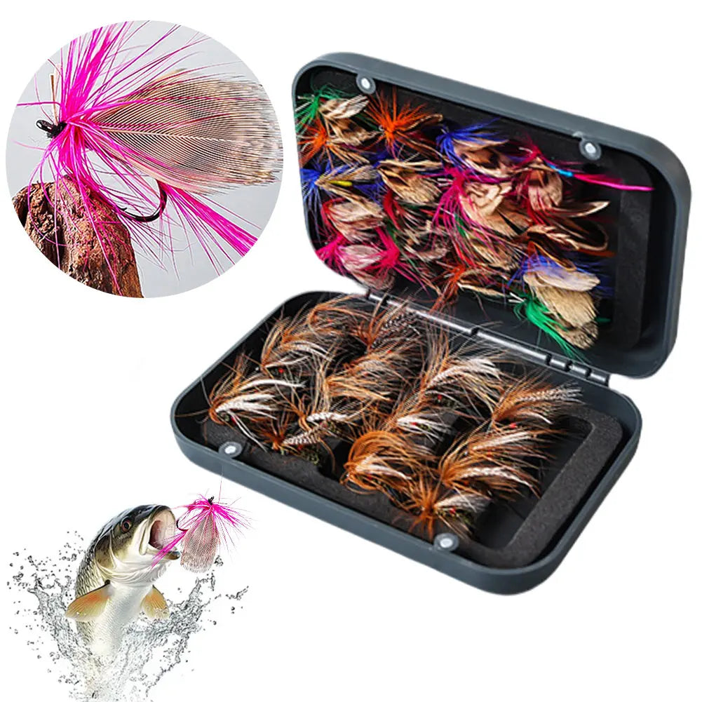 Bionic Fly Hook Set Artificial Insect Fishing Lures