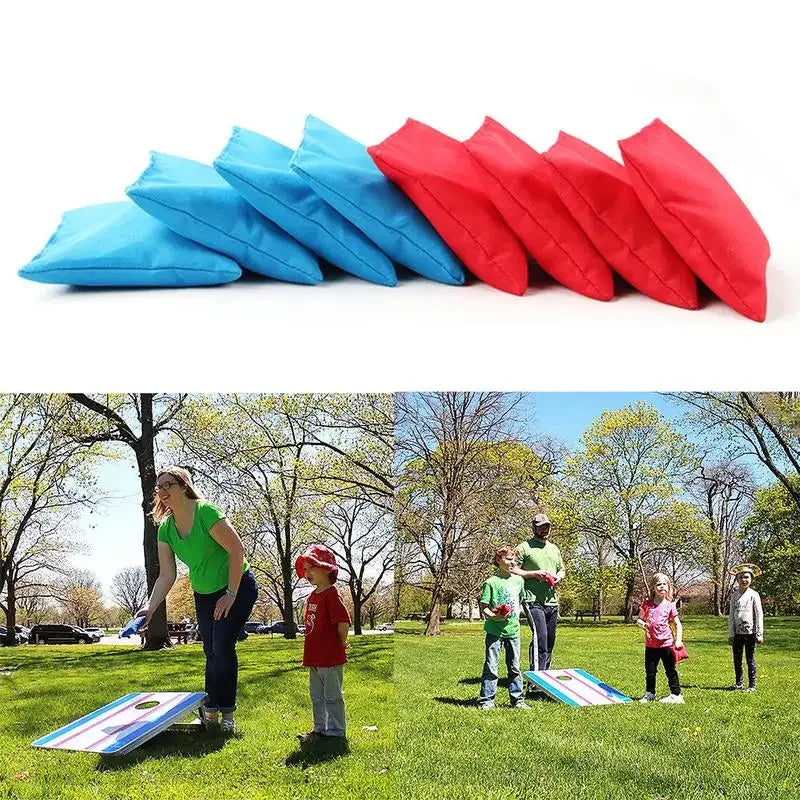 Electric Cornhole Bean Bags Set 8 Pack For Outdoors Durable Training Equipment For Family Outdoor Games