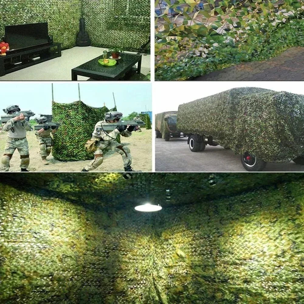 Hubei Camouflage Net Army Sunshade Shelter For Camping