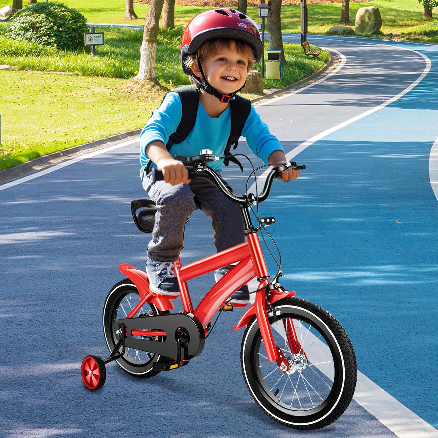 Fork Unisex Kids Bike Carbon Steel Frame