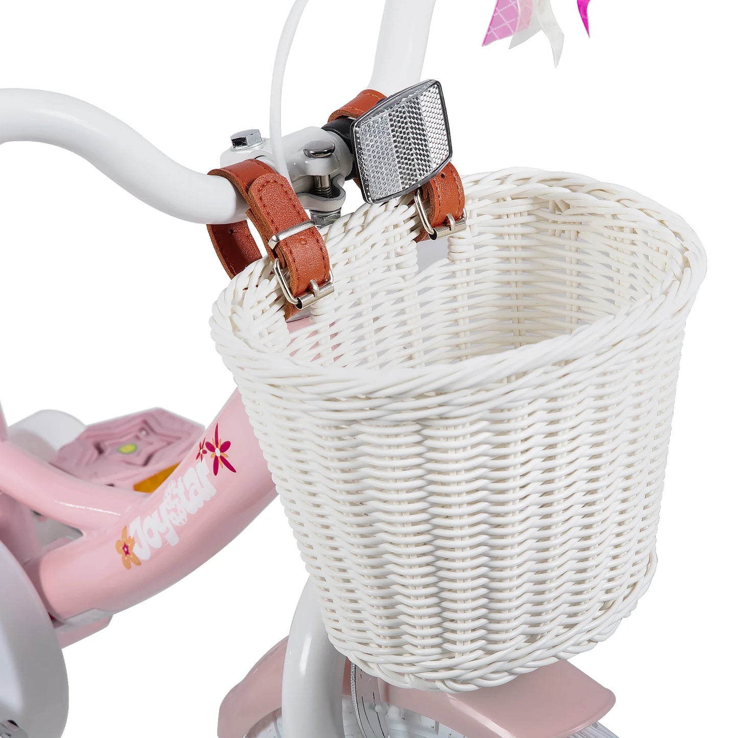 JOYSTAR Unicorn Girls Bike With Training Wheels And Basket