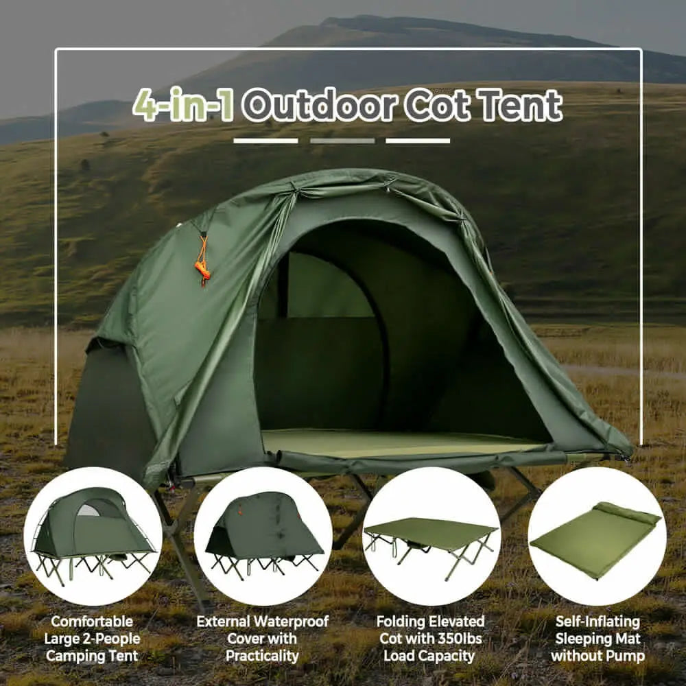 Pro Gear Sporting Goods Aluminum Tent Cot With Cover