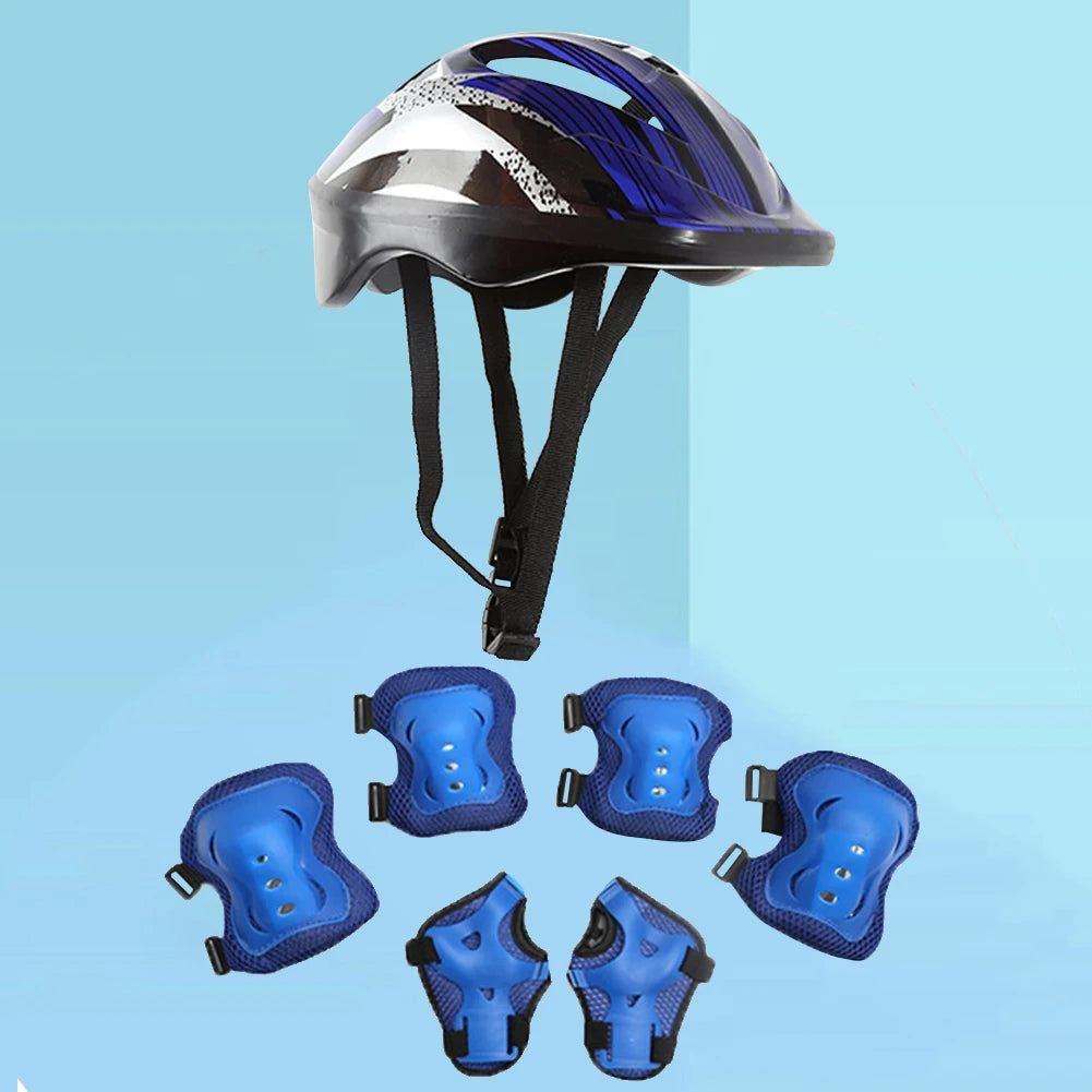 Kids Safety Ride Protection Gear Set Helmet For Skateboard Scooter