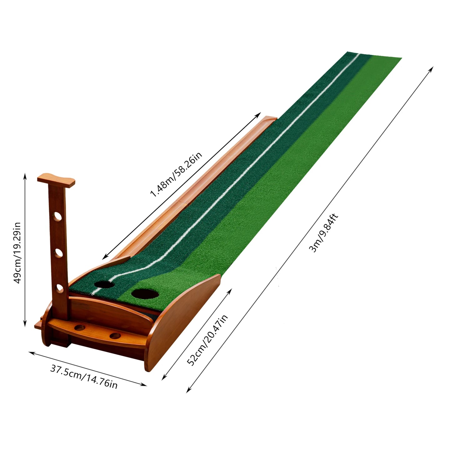 Indoor Golf Putting Green Practice Mat
