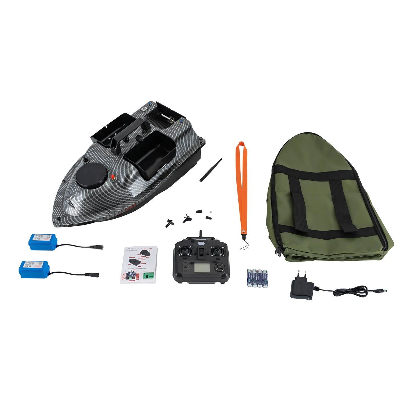 Rechargeable GPS Fishing Bait Boat With Two